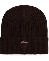 Blauer - Kenwood Ribbed Beanie Hat - Lyst