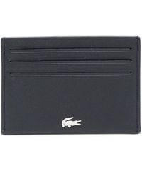 Lacoste - Fitzgerald Logo-Plaque Leather Cardholder - Lyst