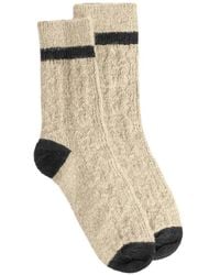 Momoní - Aiva Cable-Knit Socks - Lyst