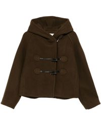 Low Classic - Wool Blend Single-Breasted Coat - Lyst