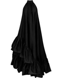 Azeeza - Lucas Duppioni Ruffled Maxi Gown - Lyst