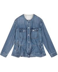 JNBY - Drawstring Cargo-Pocket Denim Jacket - Lyst