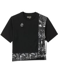 Musium Div. - Graphic-Print Pleated T-Shirt - Lyst