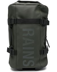 Rains - Texel Logo-Print Buckle-Strap Luggage Bag - Lyst
