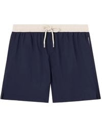 Fedeli - Tahiti Airstop Drawstring Swim Shorts - Lyst