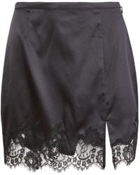 Fleur du Mal - Juliet Minirock mit Spitze - Lyst