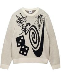 Nike - X Stüssy Intarsia-Knit Sweater - Lyst