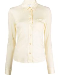 Filippa K - Point-collar Jersey Shirts - Lyst