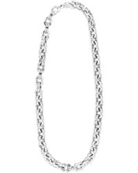 Emanuele Bicocchi - Pyramid-Stud Anchor-Chain Necklace - Lyst