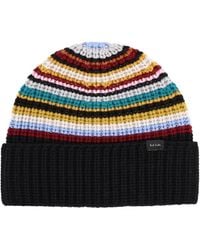 Paul Smith - Gestreifte Beanie - Lyst
