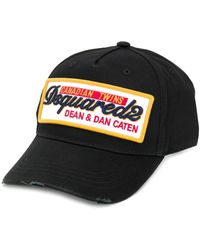 DSquared² Baseballkappe mit Logo - Schwarz