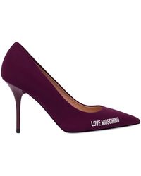 Love Moschino - Logo-Print Pumps - Lyst