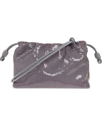 Loewe - Sequin-embellished shoulder bag - Lyst