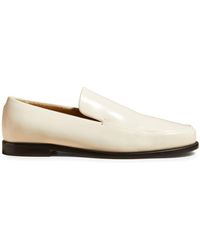 Khaite - Alessio Leather Loafers - Lyst