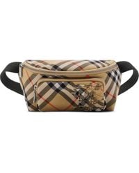 Burberry - Kleine Gürteltasche mit Check - Lyst