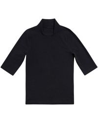 Balenciaga - T-shirt à col montant - Lyst