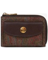 Etro - Arnica Paisley-Print Coin Purse - Lyst
