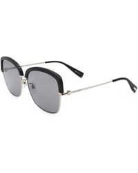 Trussardi - Geometric-Frame Sunglasses - Lyst