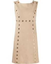 Alberta Ferretti Shiftjurk Verfraaid Met Ringlets - Naturel