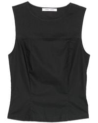 Samsøe & Samsøe - Ribbed-Panel Vest - Lyst