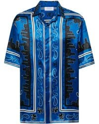 Off-White c/o Virgil Abloh - Camisa Con Estampado Bandana - Lyst
