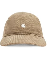 Carhartt - Harlem Logo-Embroidered Corduroy Cap - Lyst