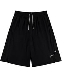 Area - Logo-Embroidered Knee-Length Shorts - Lyst
