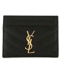 Saint Laurent - "Cassandre Matelassè" Cards Holder - Lyst