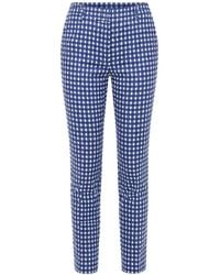 True Royal - Checked-Pattern Trousers - Lyst