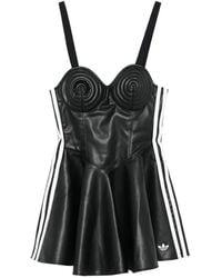 adidas - Faux-Leather Dress - Lyst
