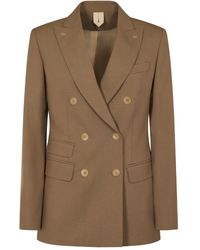 Max Mara - Peak-lapel double-breasted blazer - Lyst