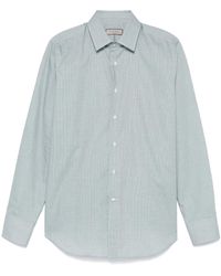 Canali - Hemd Mit Mikro-Karo - Lyst