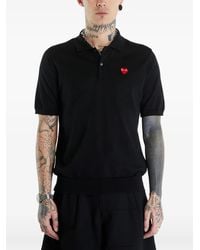 COMME DES GARÇONS PLAY - ハートパッチ ポロシャツ - Lyst