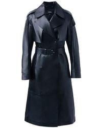 Mackage - Carmela Belted Leather Coat - Lyst
