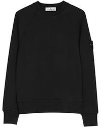 Stone Island - Logo-Patch Raglan-Sleeve Sweatshirt - Lyst