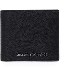 ARMANI EXCHANGE - Portafoglio Con Applicazione Logo - Lyst