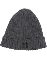 Marine Serre - Ribbed Wool Crescent Moon Beanie - Lyst