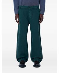 Miu Miu - Relaxed-Fit Wide-Leg Trousers - Lyst