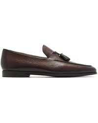 Magnanni - Tassel-Detail Grained Leather Loafers - Lyst