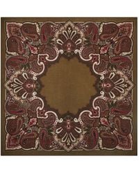 Bompard - Stan Paisley Square Scarf - Lyst