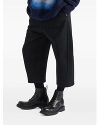 Givenchy - Pantalones Joggers Cropped Cocoon De Tejido Polar Con Parche - Lyst