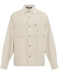 Palm Angels - Logo-Embroidered Patch-Pocket Shirt - Lyst