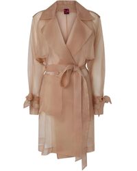 Pinko - Coats Rosa Mogano - Lyst