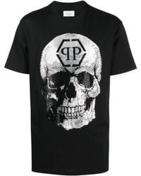 Philipp Plein - Ss Skull Print T-Shirt - Lyst