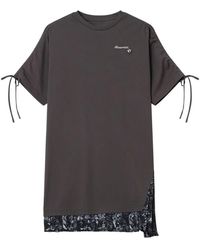 Musium Div. - Robe Plissée À Détail Noué - Lyst