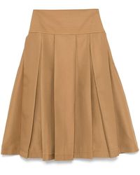 Abadia - Layan Midi Skirt - Lyst