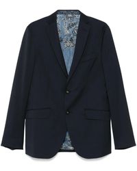 Etro - Wollen Blazer - Lyst