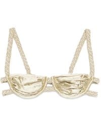 Isa Boulder - Top De Bikini Con Tira Tejida - Lyst