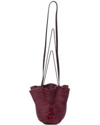 Ruslan Baginskiy - Woven-Raffia Hat And Bucket Bag - Lyst