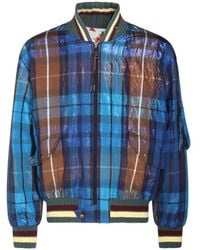 Vivienne Westwood - Tartan-Print Bomber Jacket - Lyst